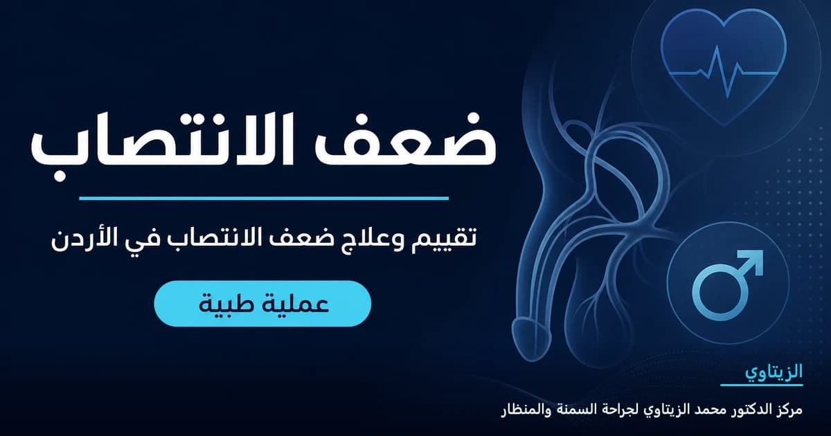 ضعف الانتصاب — رسم توضيحي للعملية في الأردن | د. محمد عبد الوهاب الزيتاوي