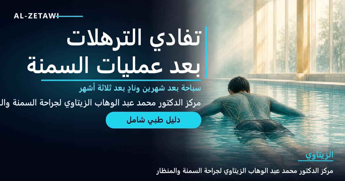 كيف تتفادى الترهلات بعد عمليات السمنة؟ — صورة مقال طبي | د. محمد عبد الوهاب الزيتاوي