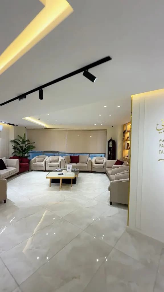 Patient lounge at Dr. Mohammad Al-Zaitawi's clinic in Amman The lounge at Dr. Mohammad Al-Zaitawi's bariatric and laparoscopic surgery clinic in Shmeisani